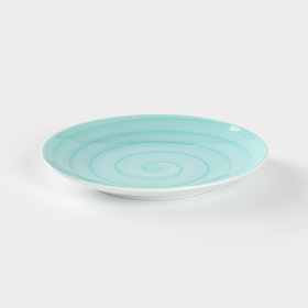 Тарелка мелкая Infinity, d=17,5 см, цвет бирюзовый