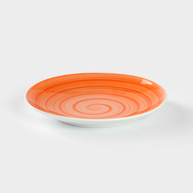 Тарелка мелкая Infinity, d=17,5 см, цвет оранжевый