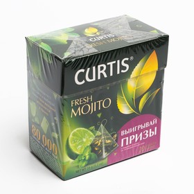 Чай зеленый CURTIS 20п*2г/Fresh Mojito/с мятой, лимонником, мохито/саше/Компания Май 8015816