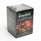 Чай черный GREENFIELD 20п*1,8г/Redberry Crumble/с ананасом, брусникой, корицей, цветками апельсина, 8015848 - фото 39914