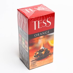 Чай черный TESS 25п*1,5г/Orange/апельсин,яблоко/Орими Трейд 8015874