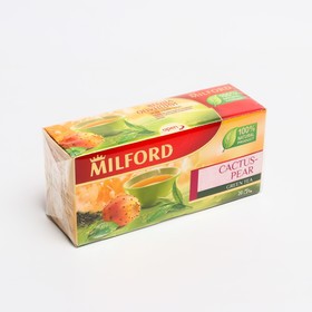 Чай зеленый MILFORD 20п*1,75г/Зеленый с кактусом/Ягода Опунции/Milford 8016861