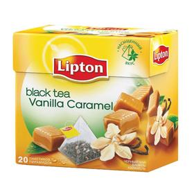 Чай черный LIPTON 20п*1,7г/Vanilla Caramel/пирамидки 8122312