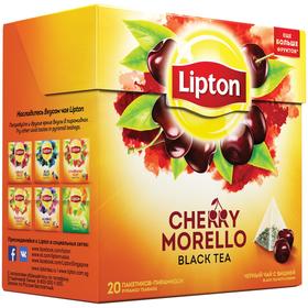 Чай черный LIPTON 20п*1,7г/Cherry Morello/пирамидки 8122314