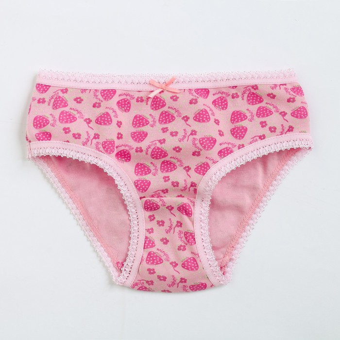 strawberry underwear pink