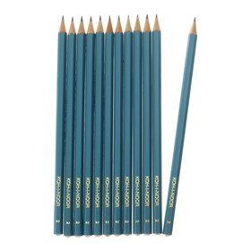 Pencil set 12 pcs h / g K-I-N 1702/2 HB faceted (749508). 