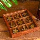 The box is wooden "Sea" (TIC TAC toe) 2,8х16х16 cm The box is wooden "Sea" (TIC TAC toe) 2,8х16х16 cm