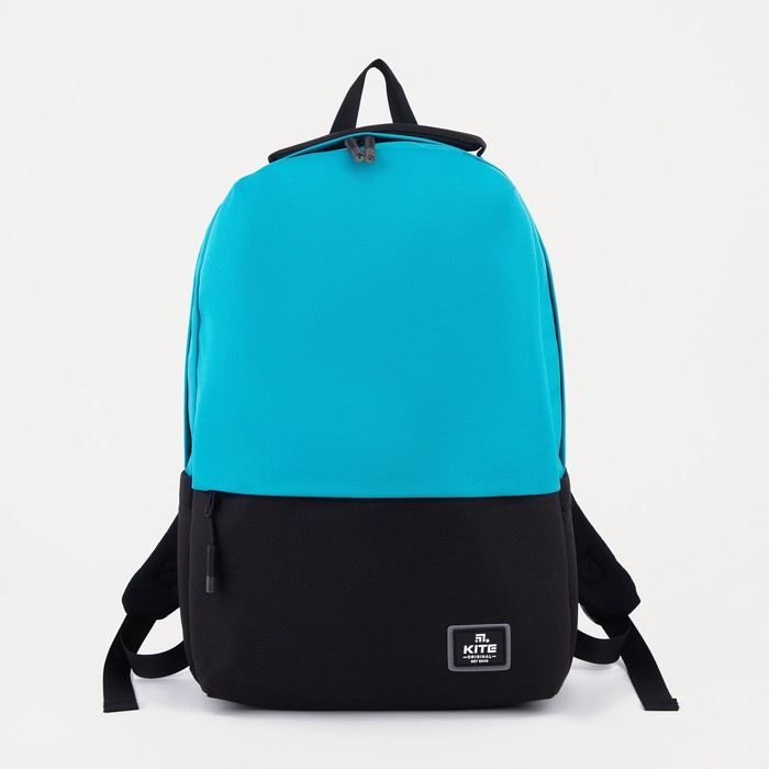 Рюкзак на молнии, цвет голубой - фото 2215302