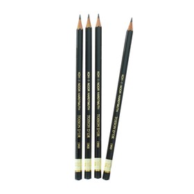 Набор чернографитных карандашей 4 штуки Koh-I-Noor, профессиональных 1900 3В (2474701)