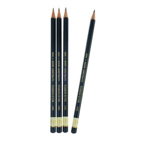 Набор чернографитных карандашей 4 штуки Koh-I-Noor, профессиональных 1900 8Н (2474712)