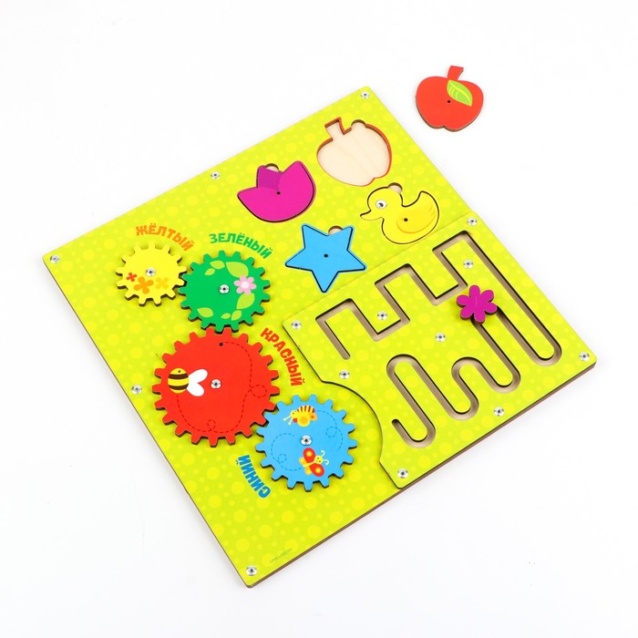 Головоломка. Бизиборд «Учим цвета» - фото 798538768