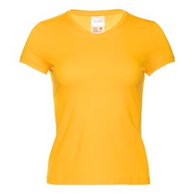Футболка женская, размер 50, цвет жёлтый