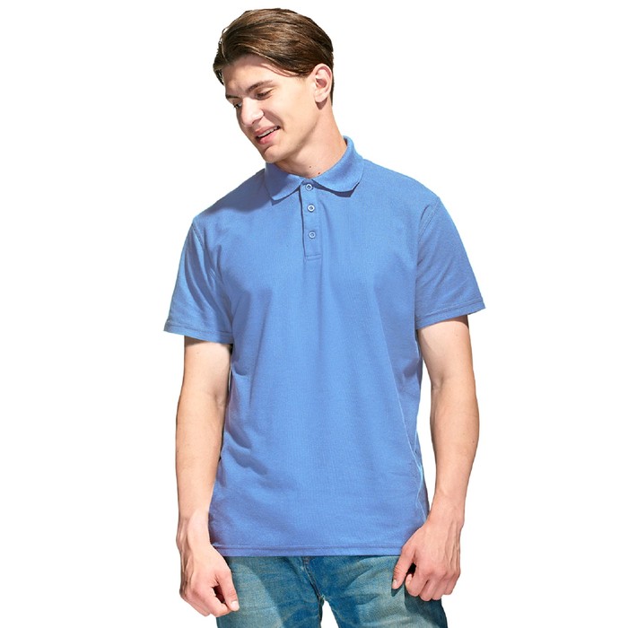 Рубашка мужская, размер 48, цвет голубой - фото 6602900