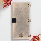 Конверт деревянный "Винтаж" голубой ручная работа, 16,5х8х0,9см 4994876