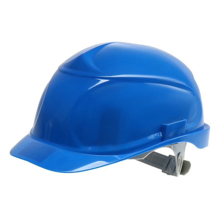 Каска защитная TUNDRA, для строительно-монтажных работ, с пластиковым оголовьем, синяя