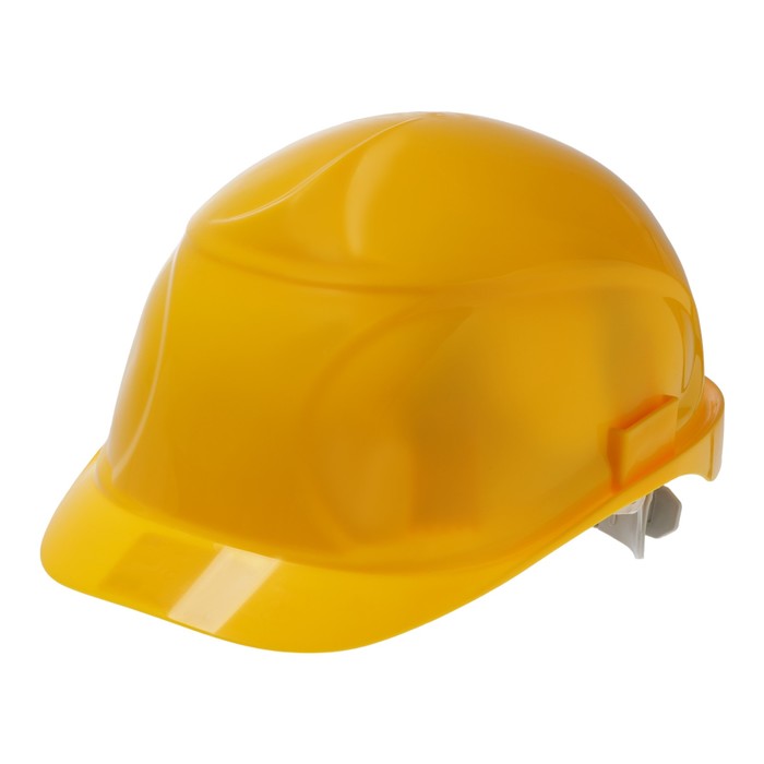 Каска защитная TUNDRA, для строительно-монтажных работ, с текстильным оголовьем, желтая