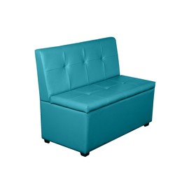 Кухонный диван "Уют-1", 1000x550x830, бирюзовый