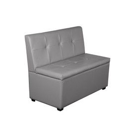 Кухонный диван "Уют-1,2", 1200x550x830, серый