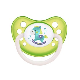 Пустышка латексная Canpol babies Toys, анатомическая, от 0-6 месяцев, цвет МИКС