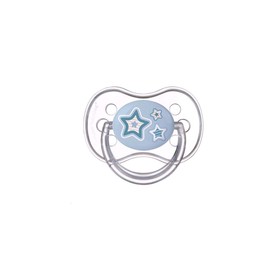 Пустышка силиконовая Canpol babies Newborn baby, симметричная, от 6-18 месяцев, цвет голубой