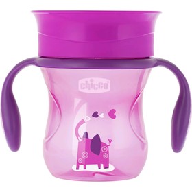 Чашка-поильник Chicco Perfect Cup, 200 мл, от 12 месяцев, цвет розовый