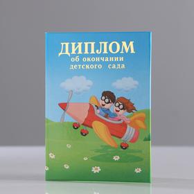 Диплом "Об окончании детского сада" 3 ств, самолёт, А7 в Донецке
