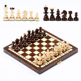 Шахматы "Жемчуг", 28 х 28 см, король h=6.5 см, пешка h-3 см