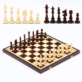 Шахматы "Клубные", 46.5 х 46.5см, король h=9.5 см, пешка h-5.5см