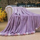 Плед Multi-ball, размер 220 × 240 см, фиолетовый Плед Multi-ball, размер 220 × 240 см, фиолетовый