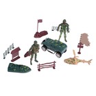 A set of toy soldiers "Platoon" MIX color A set of toy soldiers "Platoon" MIX color