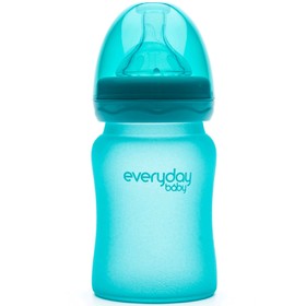 {{photo.Alt || photo.Description || 'Бутылочка для кормления Everyday Baby, с индикатором температуры, цвет бирюзовый, 150 мл'}}