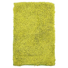 Коврик для ванной комнаты IDDIS green leaf MID181C, 50х80 см, хлопок