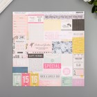 Бумага для скрапбукинга односторонняя "SWEET ROSE" 30.5х30.5 см, 190 гр/м2 Бумага для скрапбукинга односторонняя "SWEET ROSE" 30.5х30.5 см, 190 гр/м2
