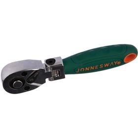 Трещотка силовая Jonnesway R4202, 125 мм, 36 зубцов, 1/4", короткая с шарниром 5049138