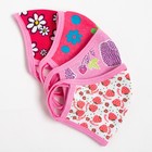 Повязка тканевая для девочки, цвет розовый микс, возраст 7-12 лет в наличии - фото 105802397