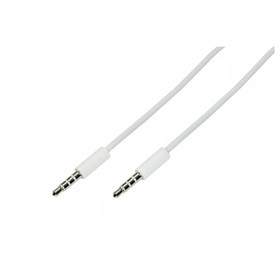 Кабель AUX 0.5 м белый Rexant 5018092