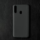 Чехол Qumann, для Samsung (A207) Galaxy A20s, силиконовый, матовый, черный Чехол Qumann, для Samsung (A207) Galaxy A20s, силиконовый, матовый, черный