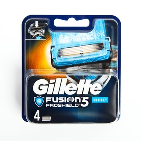 GILLETTE FUSION Proshield Chill Сменные кассеты для бритья 4шт