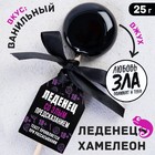 Леденец на палочке «Любовь зла»: со злым предсказанием, вкус ваниль, 25 г 4981223 - фото 34374