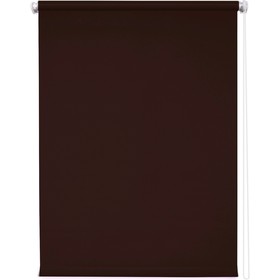 Рулонная штора «Плайн», 120 х 175 см, цвет тёмно-коричневый