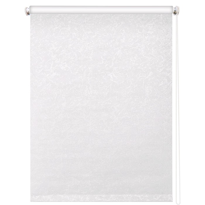 Рулонная штора «Фрост», 60 х 175 см, блэкаут, цвет белый - фото 1273599