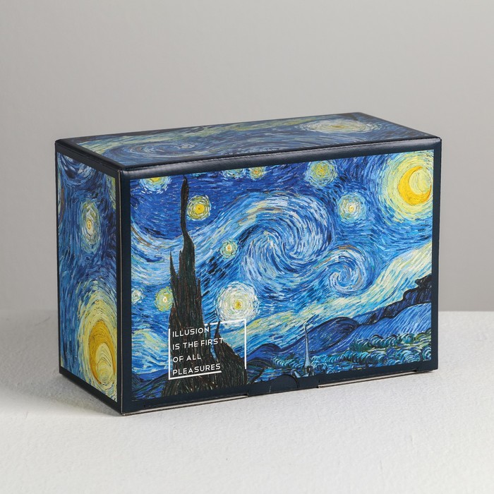 Коробка‒пенал «Ван Гог», 22 × 15 × 10 см - фото 863634