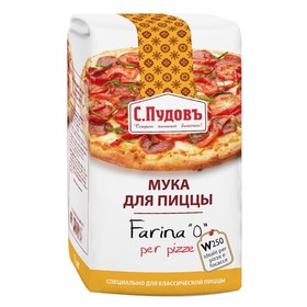Мука для пиццы «С. Пудовъ», 1 кг
