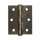 Петля дверная MARLOK, 75х62х2.5 мм, цвет бронза - фото 7843925