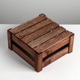 Коробка деревянная подарочная «Послание», 20 × 20 × 10  см