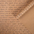 Бумага упаковочная крафтовая «Литература», 50 х 70 см - фото 3288471