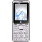 Сотовый телефон F+ S240 2,4", microSD, 2 sim, серебро - фото 865556