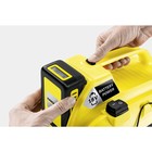 Пылесос Karcher WD1 Compact Battery, беспроводной, 230 Вт, 7 л, шланг 1.2 м, чёрно-жёлтый 5084224 - фото 49381