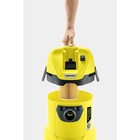 Пылесос Karcher WD3 Battery, 300 Вт, 7 л, беспроводной, шланг 2 м, чёрно-жёлтый 5084225 - фото 49388