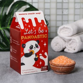 Соль в коробке молоко Let's be PANDASTIC, 500 г 4898756